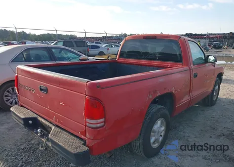 1998 Dodge Dakota Slt/Sport из США, поврежденный, VIN 1B7FL26X9WS501337